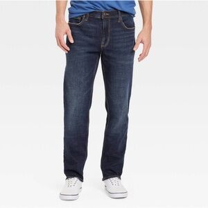 Goodfellow & Co Men's Slim Straight Leg Slim Straight Jeans Stretch Denim 36x32